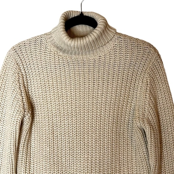 BYOUNG Marisa Rollneck Knitted Pullover Sweater-Neutral Knit- XS - Picture 3 of 10
